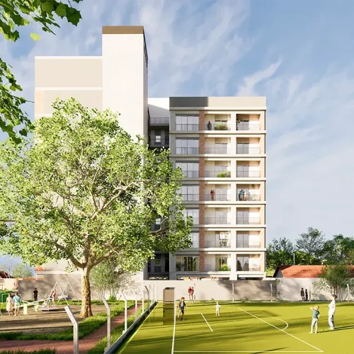 Vista desde el parque